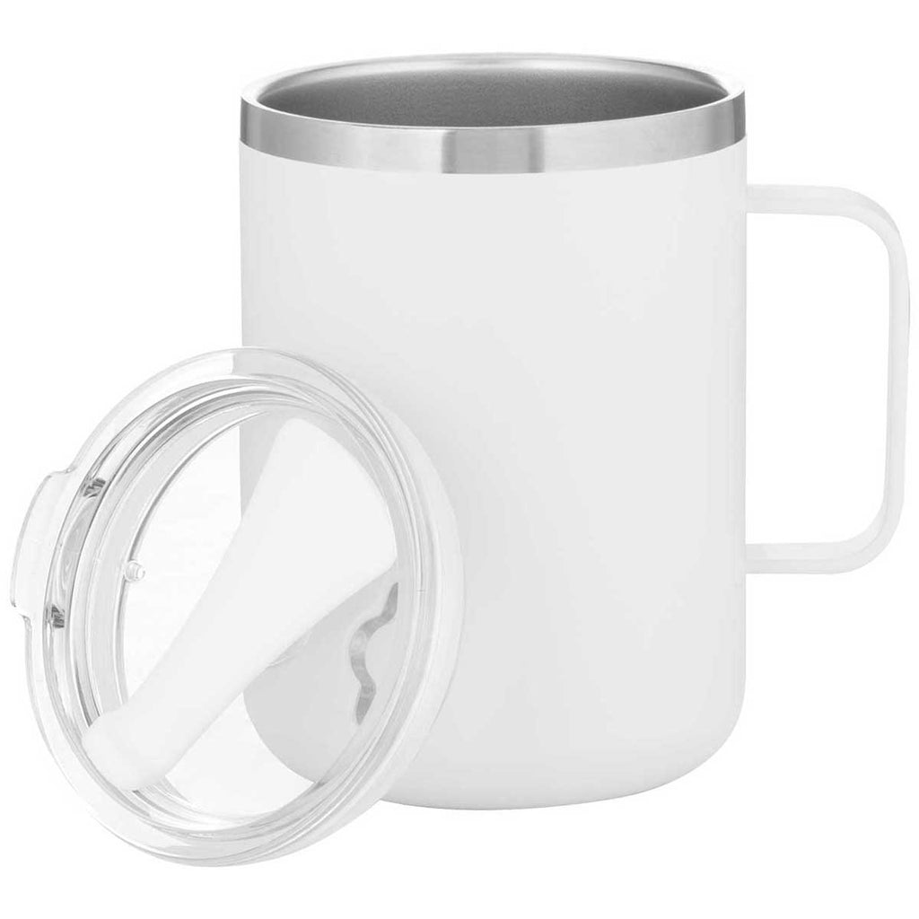 ETS Matte White Camper 16.9 oz Stainless Steel Thermal Mug