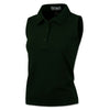 BAW Women's Dark Green Sleeveless Polo