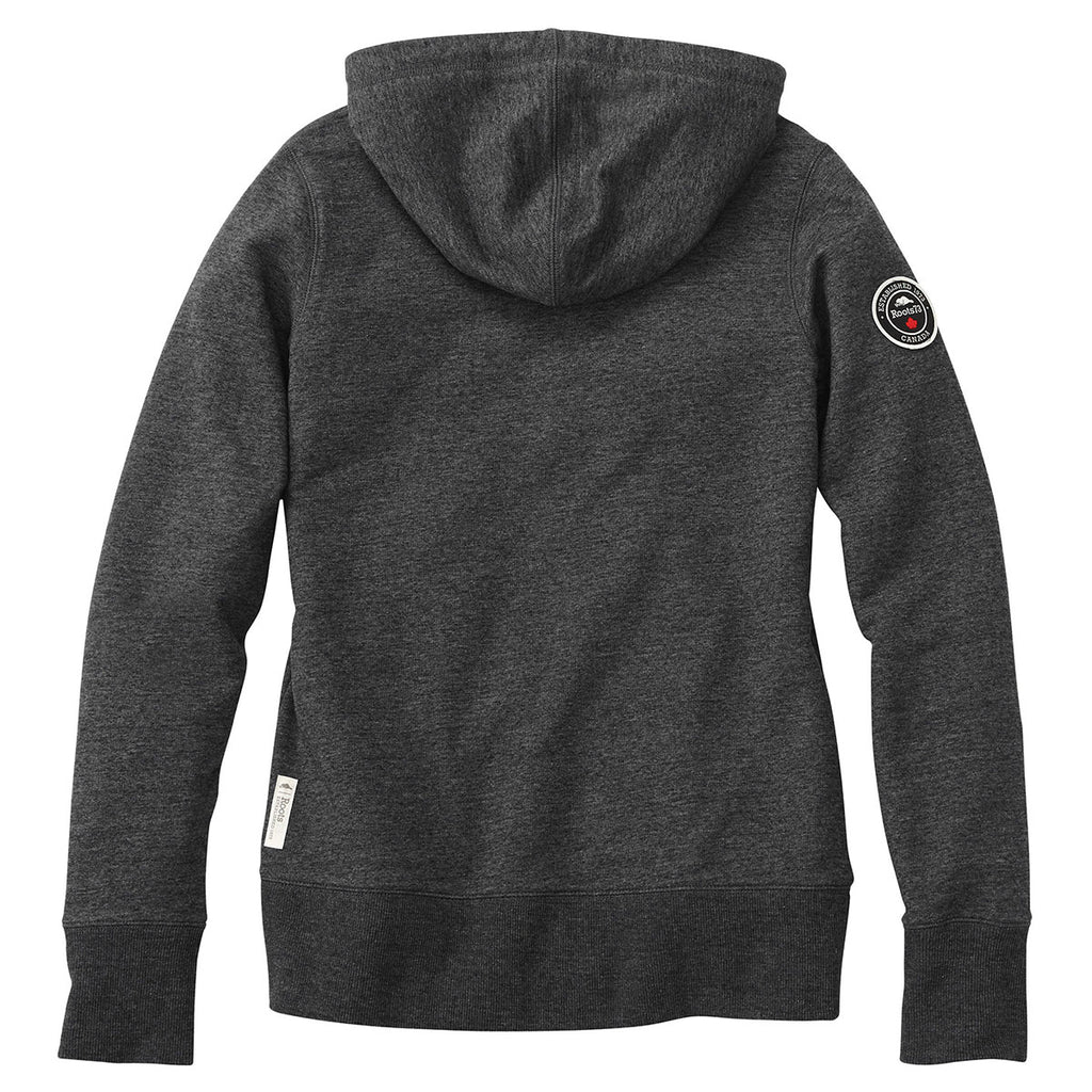 Roots73 Women's Black Smoke Heather Williamslake Knit Hoody