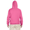 Jerzees Men's Neon Pink 8 Oz. Nublend Fleece Pullover Hood