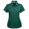adidas Golf Women's ClimaLite Forest Green S/S Basic Polo