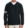 adidas Golf Men's ClimaLite Black Colorblock V-Neck Wind Shirt