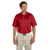 adidas Golf Men's ClimaLite Power Red S/S Textured Polo