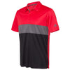 adidas Men's Collegiate Red/Grey Five/Black Merch Block Sport Polo