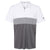 adidas Men's White/Grey Three/Grey Five Merch Block Sport Polo