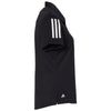 adidas Women's Black/White Floating 3-Stripes Sport Shirt