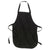 Port Authority Black Full Length Apron with Pockets