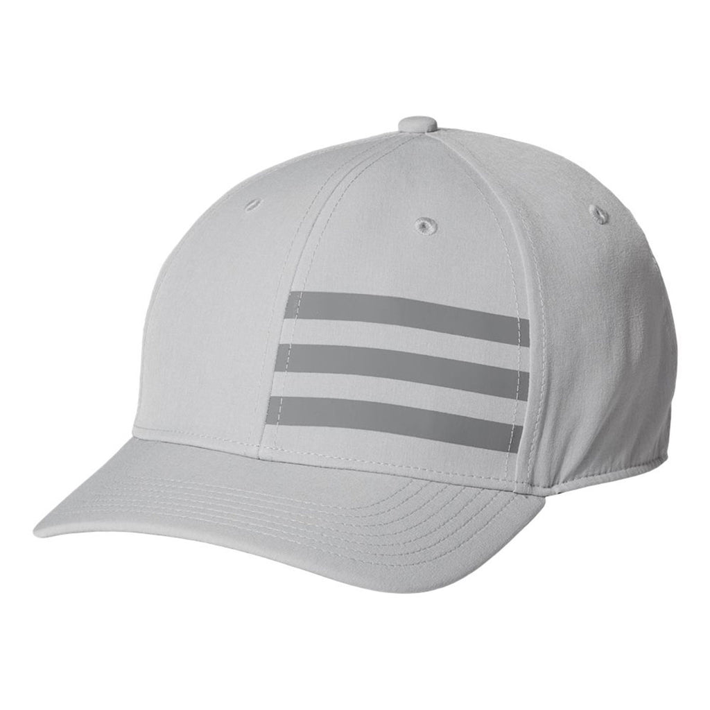adidas Grey Bold 3-Stripes Cap