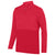 Augusta Sportswear Men's Red Shadow Tonal Heather Quarter-Zip Pullover