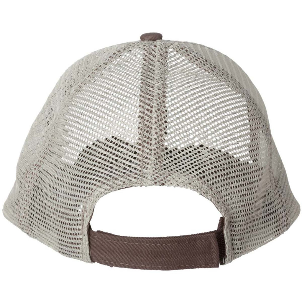 Sportsman Brown/Khaki The Duke Washed Trucker Cap