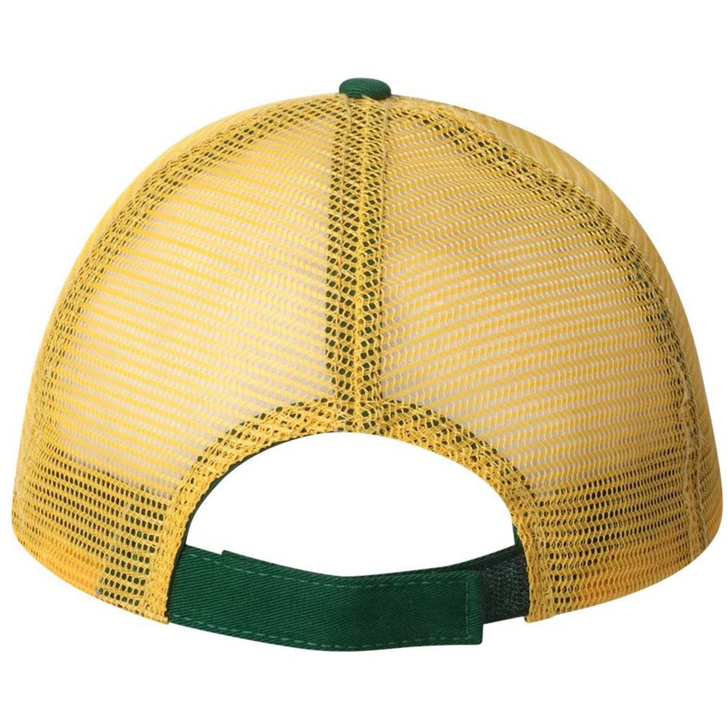 Sportsman Dark Green/Gold The Duke Washed Trucker Cap