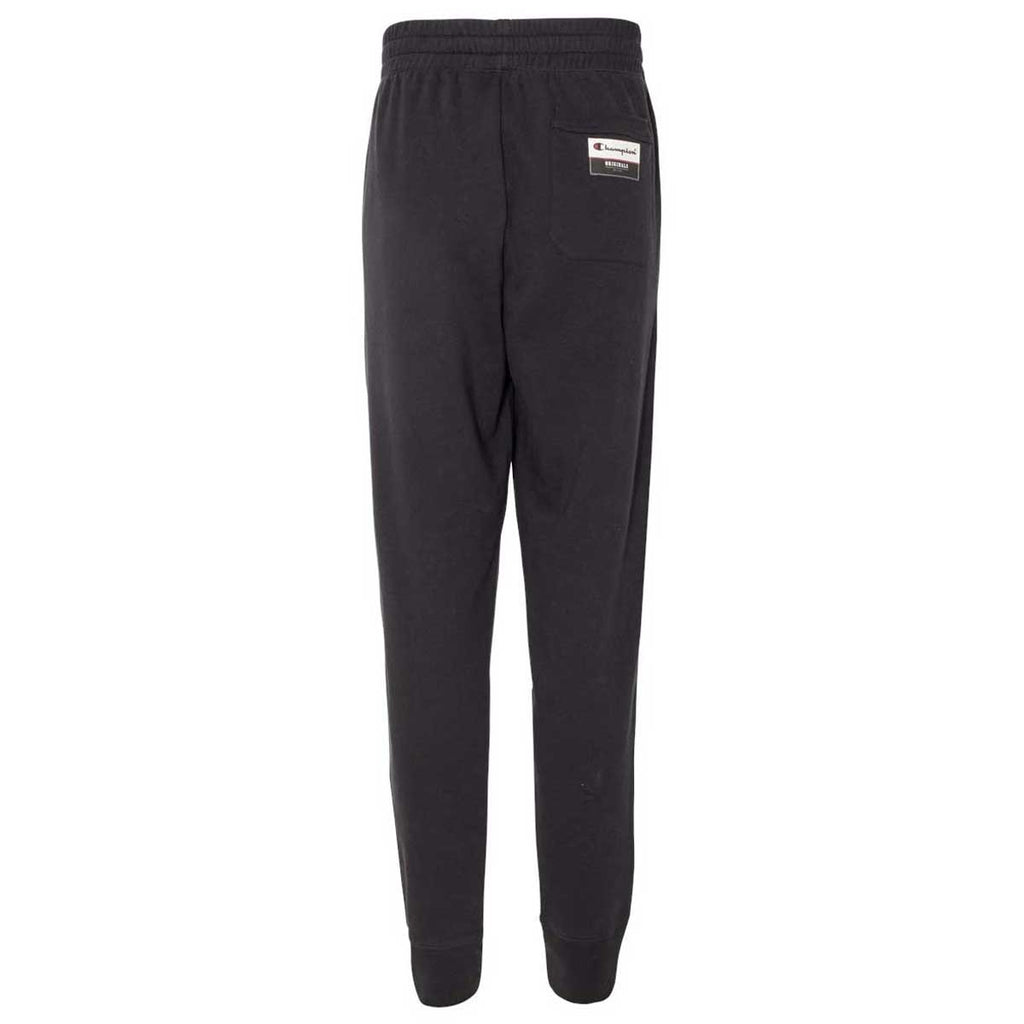 Champion Men's Black Originals Sueded Fleece Jogger