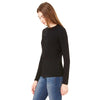 Bella + Canvas Women's Black Jersey Long-Sleeve T-Shirt