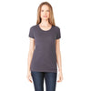 Bella + Canvas Women's Solid Dark Grey Triblend Short-Sleeve T-Shirt
