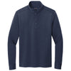 Brooks Brothers Men's Navy Blazer Heather Mid-Layer Stretch Half Zip