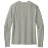 Brooks Brothers Women's Light Shadow Grey Heather Cotton Stretch Cardigan Sweater