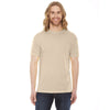 American Apparel Unisex Creme Poly-Cotton Short Sleeve Crewneck T-Shirt