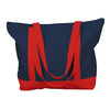 BAGedge Navy/Red 12 oz Canvas Boat Tote