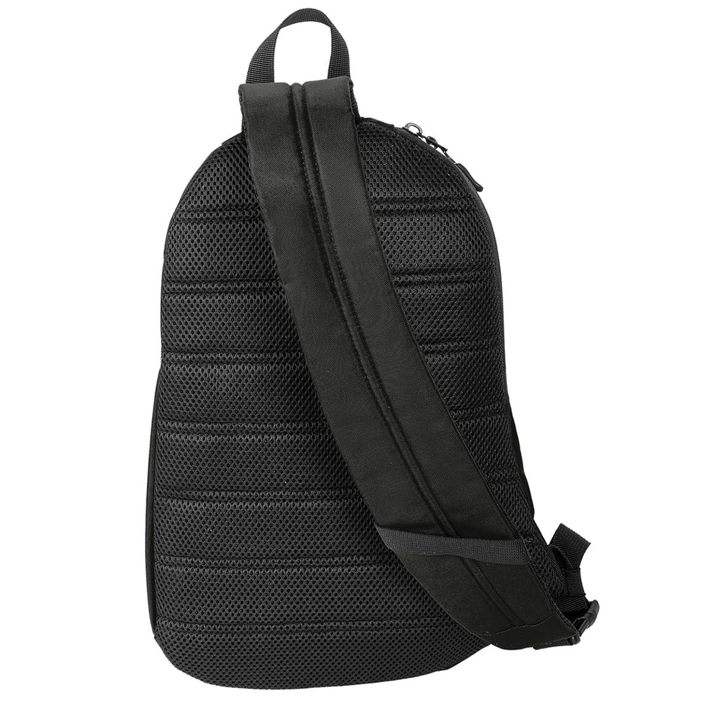 Port Authority Deep Black Crossbody Backpack