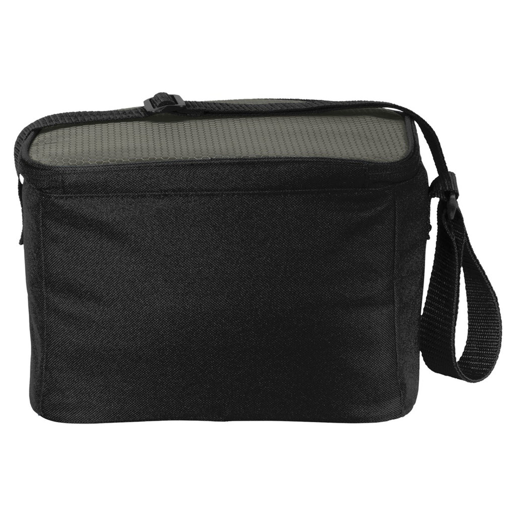 Port Authority Grey/Black 6-Can Cube Cooler
