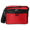 Port Authority Red/Black 6-Can Cube Cooler