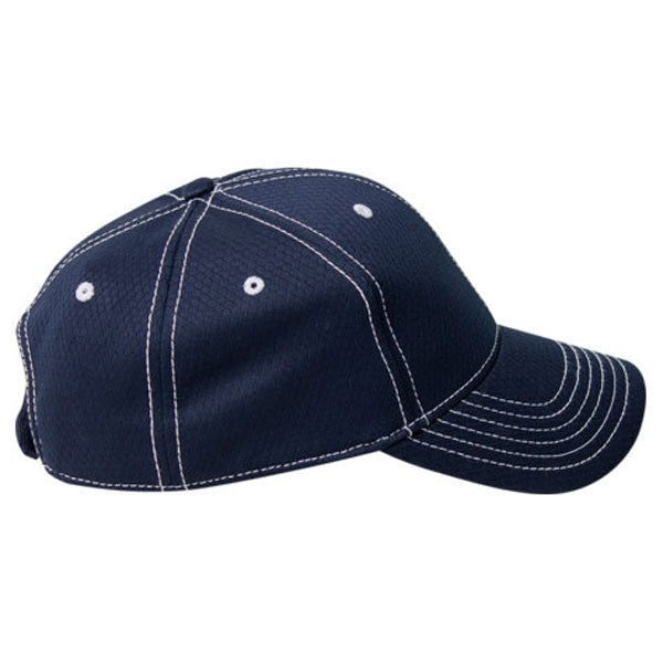 AHEAD Navy/White Honeycomb Tech Contrast Cap