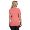 Comfort Colors Women's Neon Red Orange 4.8 Oz. Fitted T-Shirt
