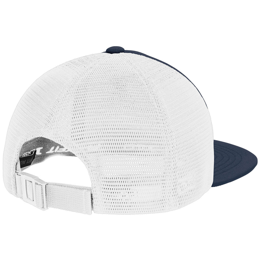 Port Authority True Navy/White Flexfit 110 Foam Outdoor Cap