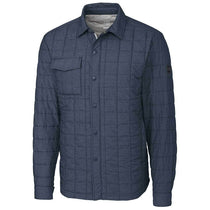 Cutter & Buck Men's Anthracite Melange Rainier Shirt Jacket
