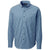 Cutter & Buck Men's Zen Blue Anchor Gingham Shirt