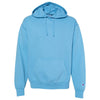 Champion Men's Delicate Blue Garment Dyed Hooded Sweatshirt