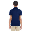 Core 365 Women's Electric Blue/Classic Navy Balance Colorblock Performance Pique Polo