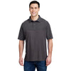 Core 365 Men's Carbon/Carbon Heather Fusion ChromaSoft Colorblock Polo