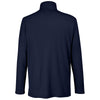 Core 365 Men's Classic Navy Fusion ChromaSoft Pique Quarter-Zip