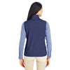 Core 365 Women's Classic Navy Techno Lite Three-Layer Knit Tech Quarter Zip Vest