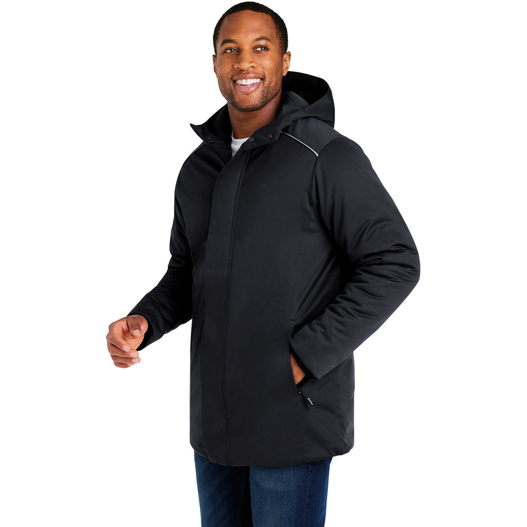 Core 365 Unisex Black Techno Lite Flat-Fill Insulated Jacket
