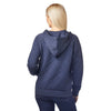 Landway Women's Heather Navy Kingsley Quilted Fleece Hoodie