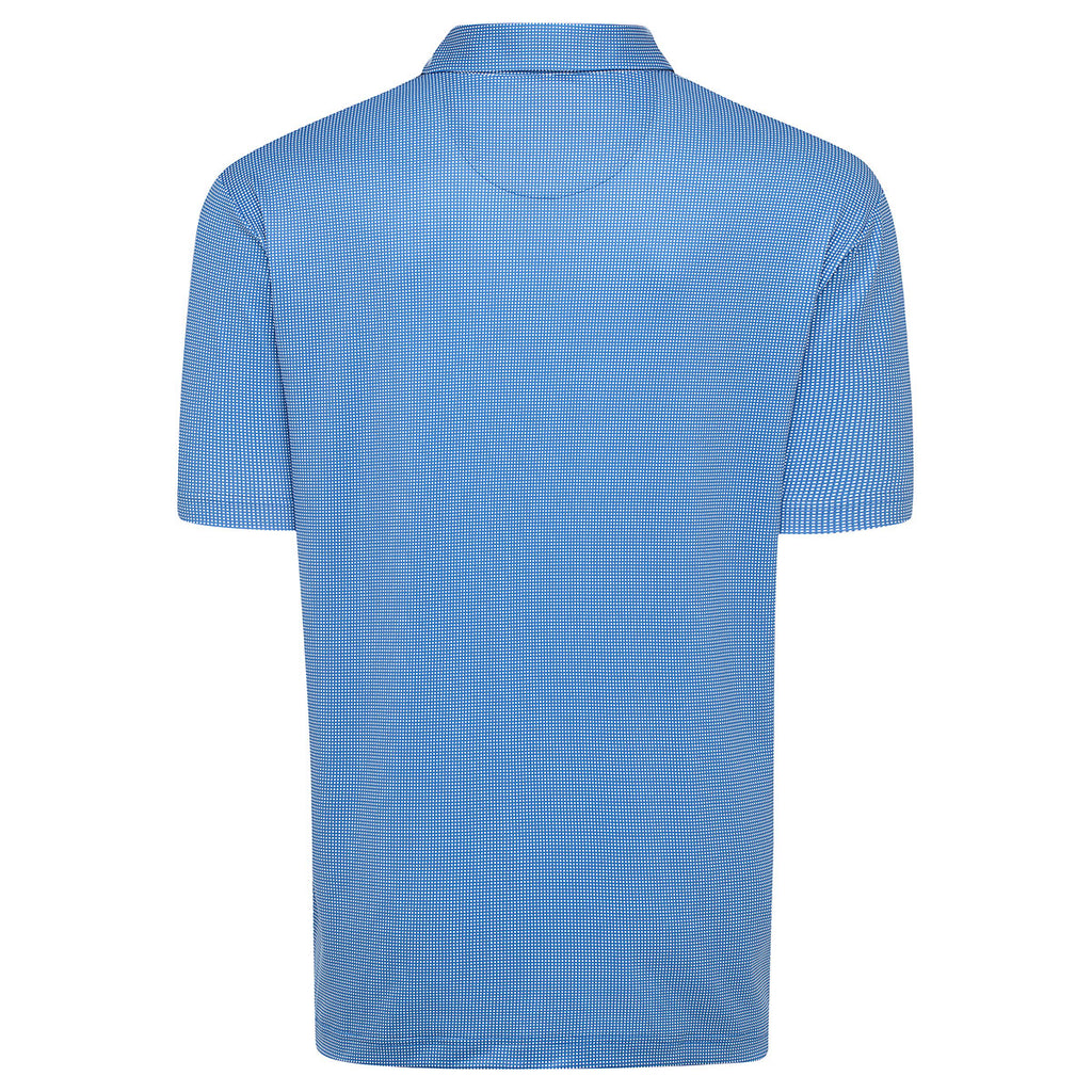 Callaway Men's Magnetic Blue Gingham Polo