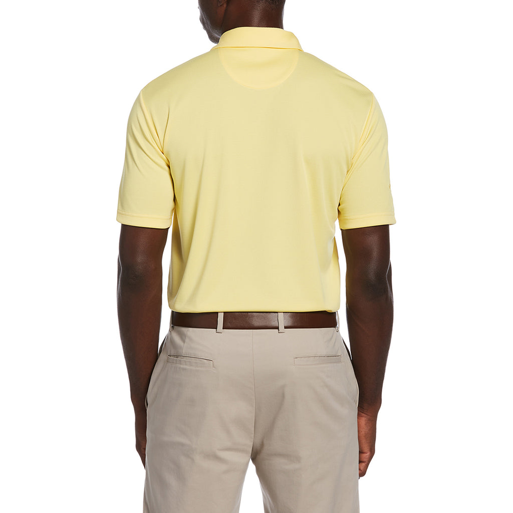 Callaway Men's Banana Cream Micro Texture Polo