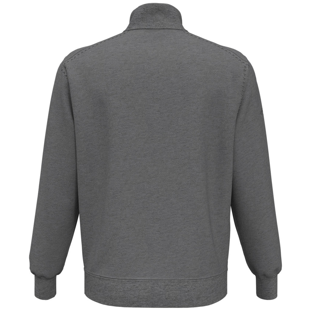 Callaway Men's Steel Heather Long Sleeve 1/4 Zip Merino Sweater