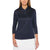 Callaway Women's Peacoat 3/4 Sleeve Jersey Polo