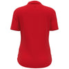 Callaway Women's Salsa Red Eco Horizontal Textured Polo