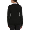 Callaway Women's Black Ink Merino Wool Blend V-Neck Sweater
