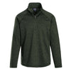 Landway Men's Heather Moss Alpha Heathered 1/4-Zip Pullover