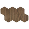 Woodchuck USA Mahogany Wood Puzzle Coaster Set