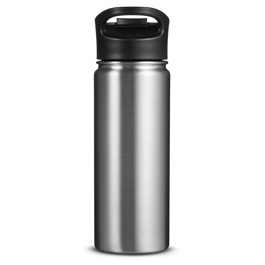 Columbia Silver 18 oz. Double-Wall Vacuum Bottle with Sip-Thru Top