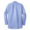 Red Kap Men's Tall Blue/White Long Sleeve Striped Industrial Work Shirt