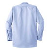 Red Kap Men's Tall White/Blue Long Sleeve Striped Industrial Work Shirt