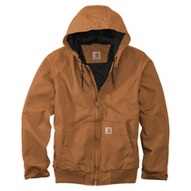 Carhartt Men's Carhartt Brown Washed Duck Active Jac
