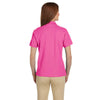 Devon & Jones Women's Charity Pink Pima Pique Short-Sleeve Polo